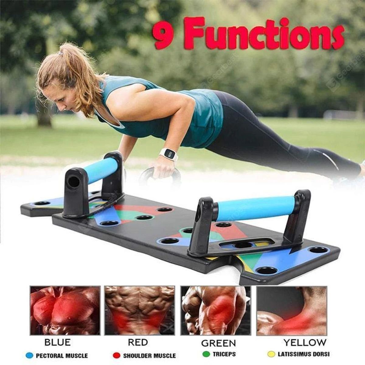 FOLDABLE 9 in 1 PUSH UP BOARD