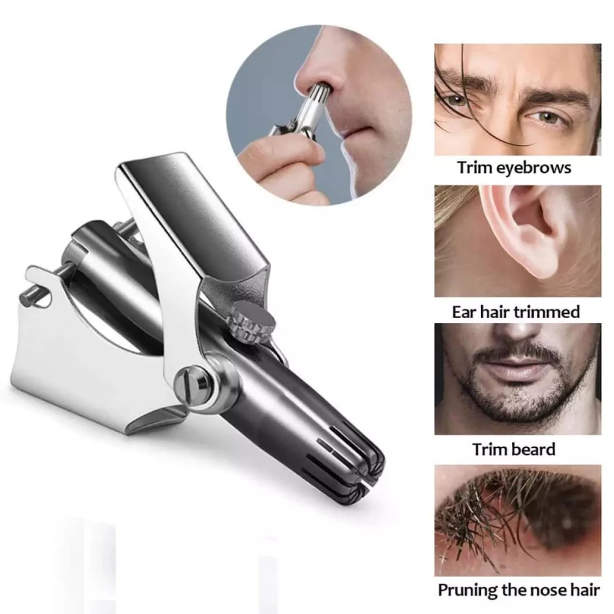 Manual Nose & Ear Hair Trimmer