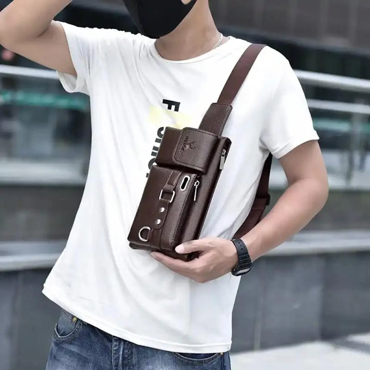 Travel Casual Chest Bag for phone-wallet and Other