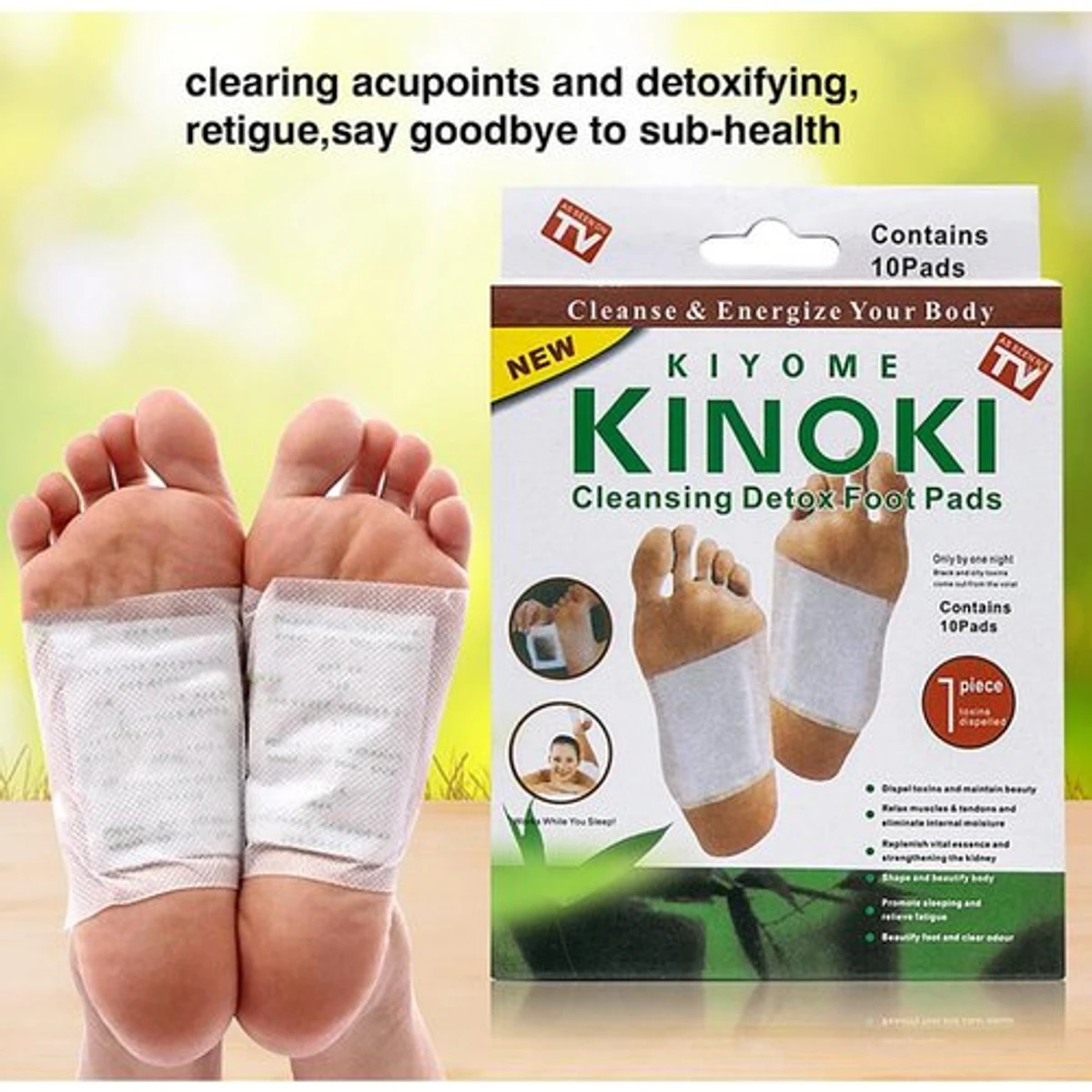 Kinoki Cleansing Detox Foot Pad 10 pcs