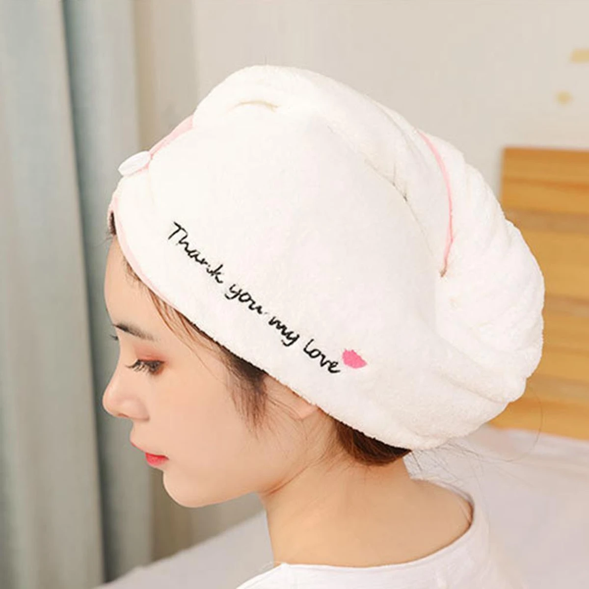 Women Quick-drying Shower Hair Towel
