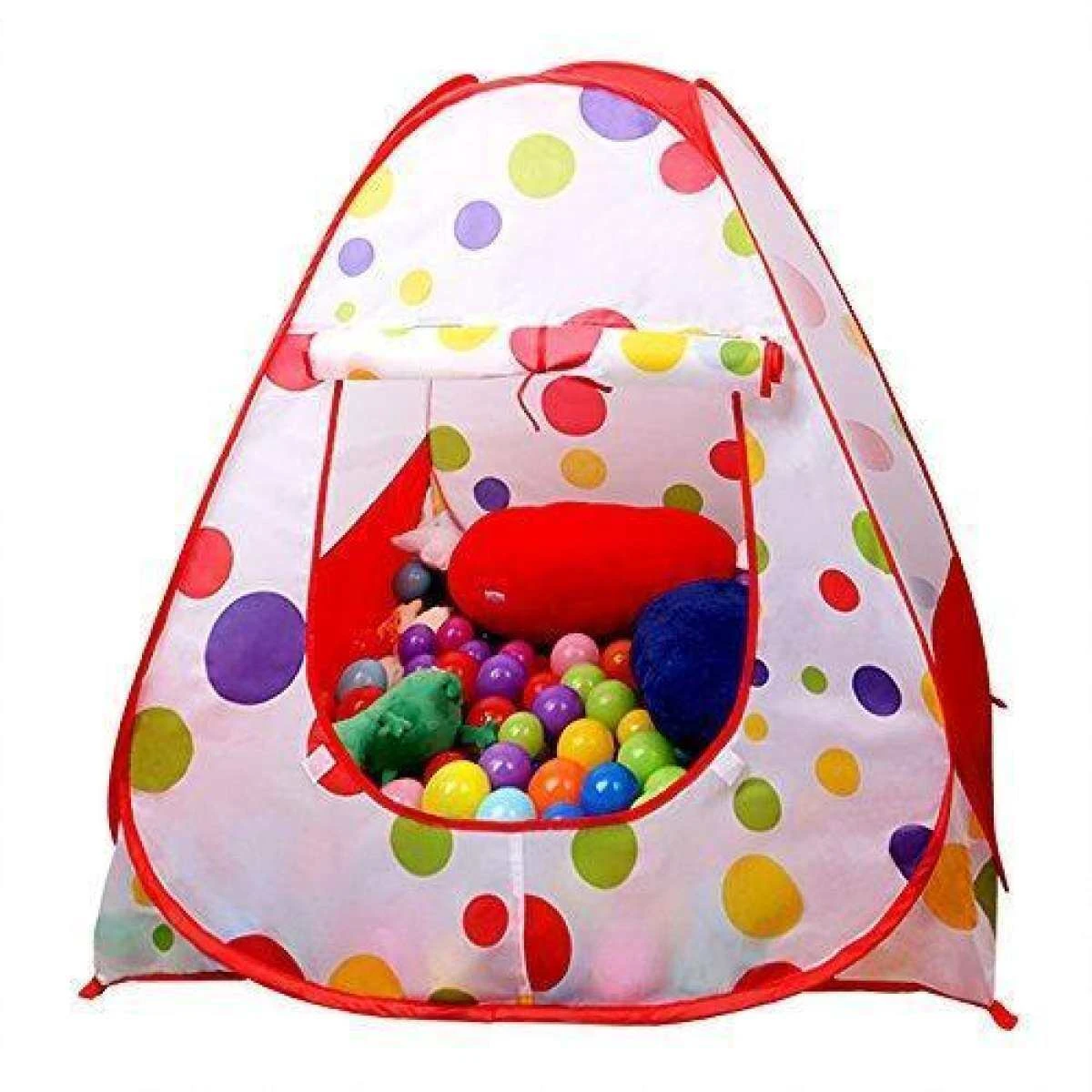 Tent Play House Toy With 50 Ball Set for Kids- Multicolor