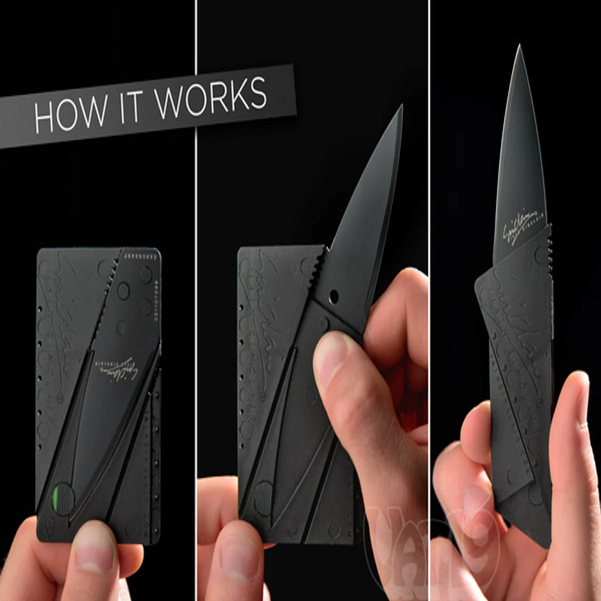 Folding Portable Credit Card Pocket Knife