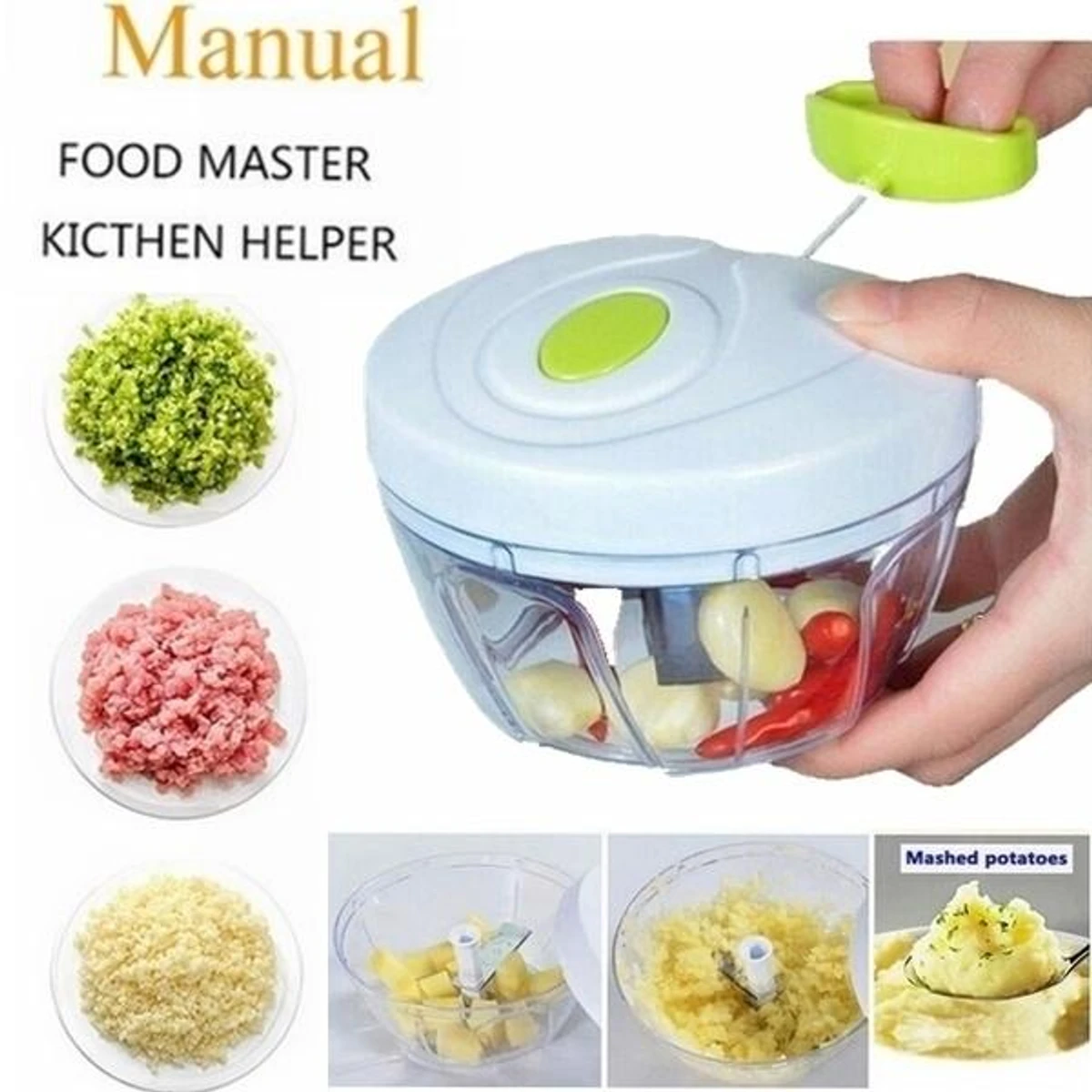 Manual Handy Chopper for Vegetable and Fruits
