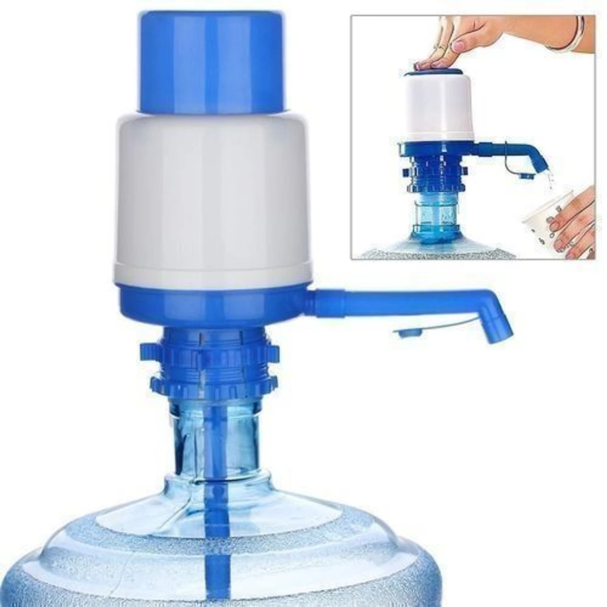 Hand Press Bottled Drinking Water