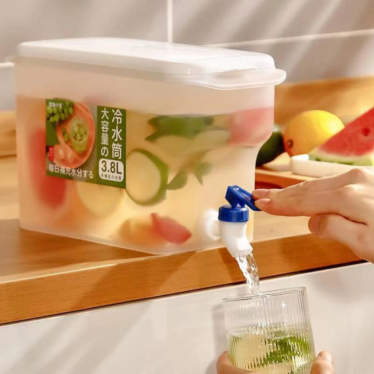 Juice jar Easy Fit in Refrigerator PP or Food Grade Plastic
