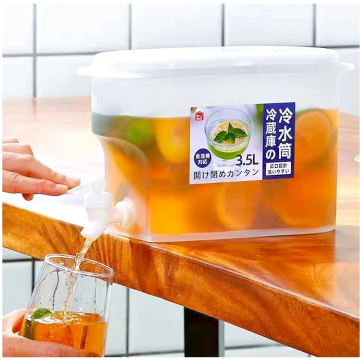 Juice jar Easy Fit in Refrigerator PP or Food Grade Plastic