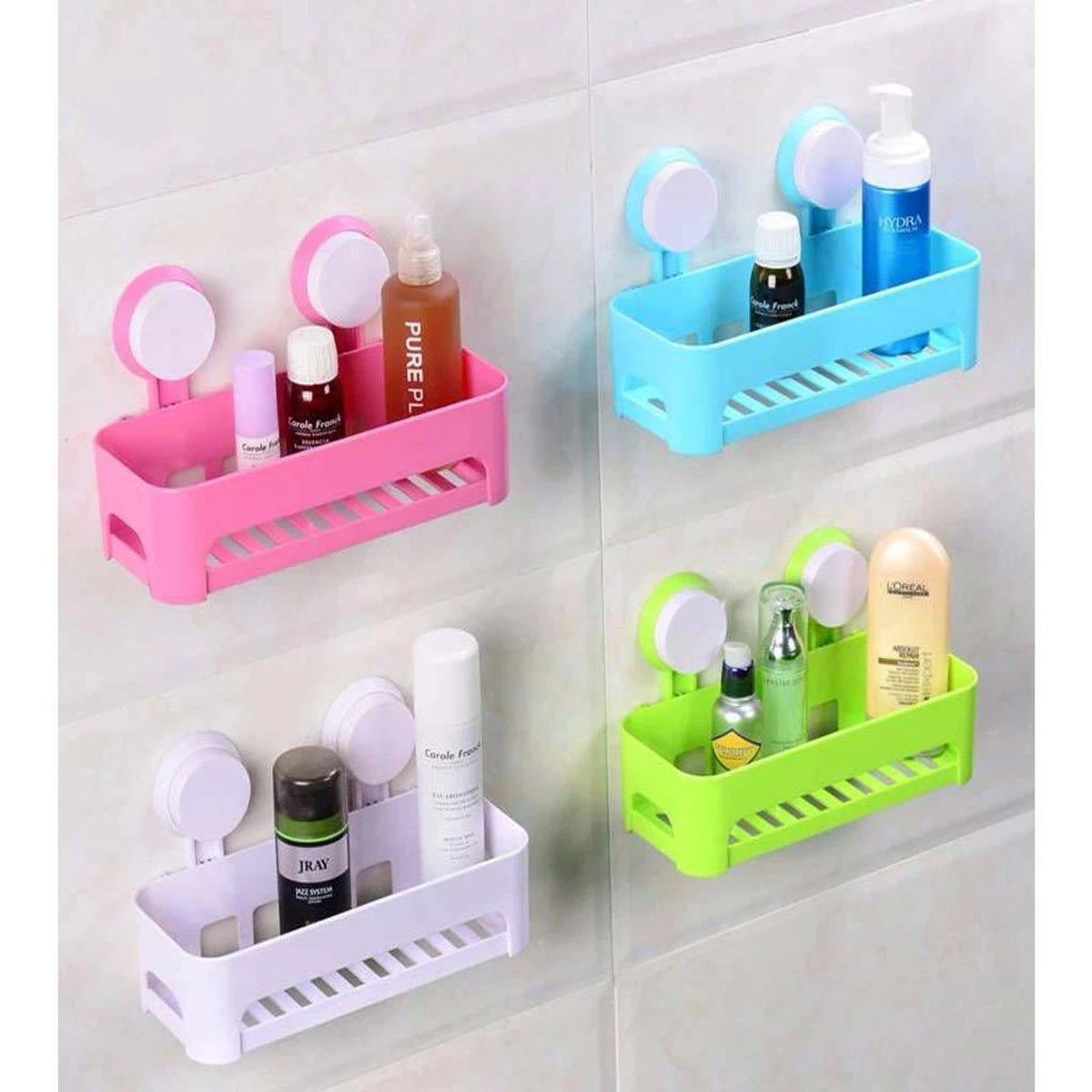 Bathroom Wall Shelf Square- Multicolor